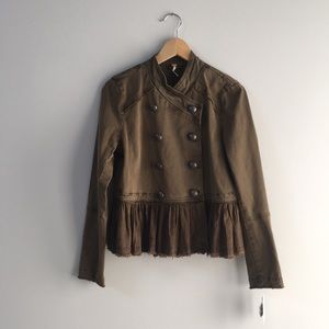 Nwt Free People Military Jacket
